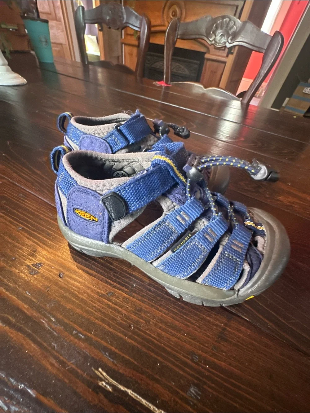Keen Kids Navy and Gray Closed-Toe Sport Sandals
